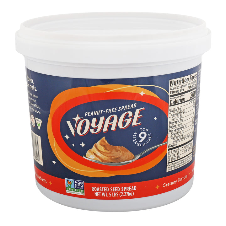Voyage Foods Peanut Free Spread Tub-5 lbs.-6/Case