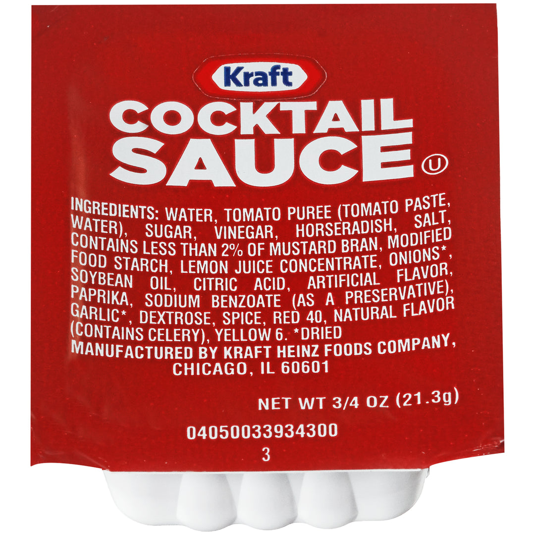 Kraft Cocktail Sauce Cup-9.37 lbs.-1/Case