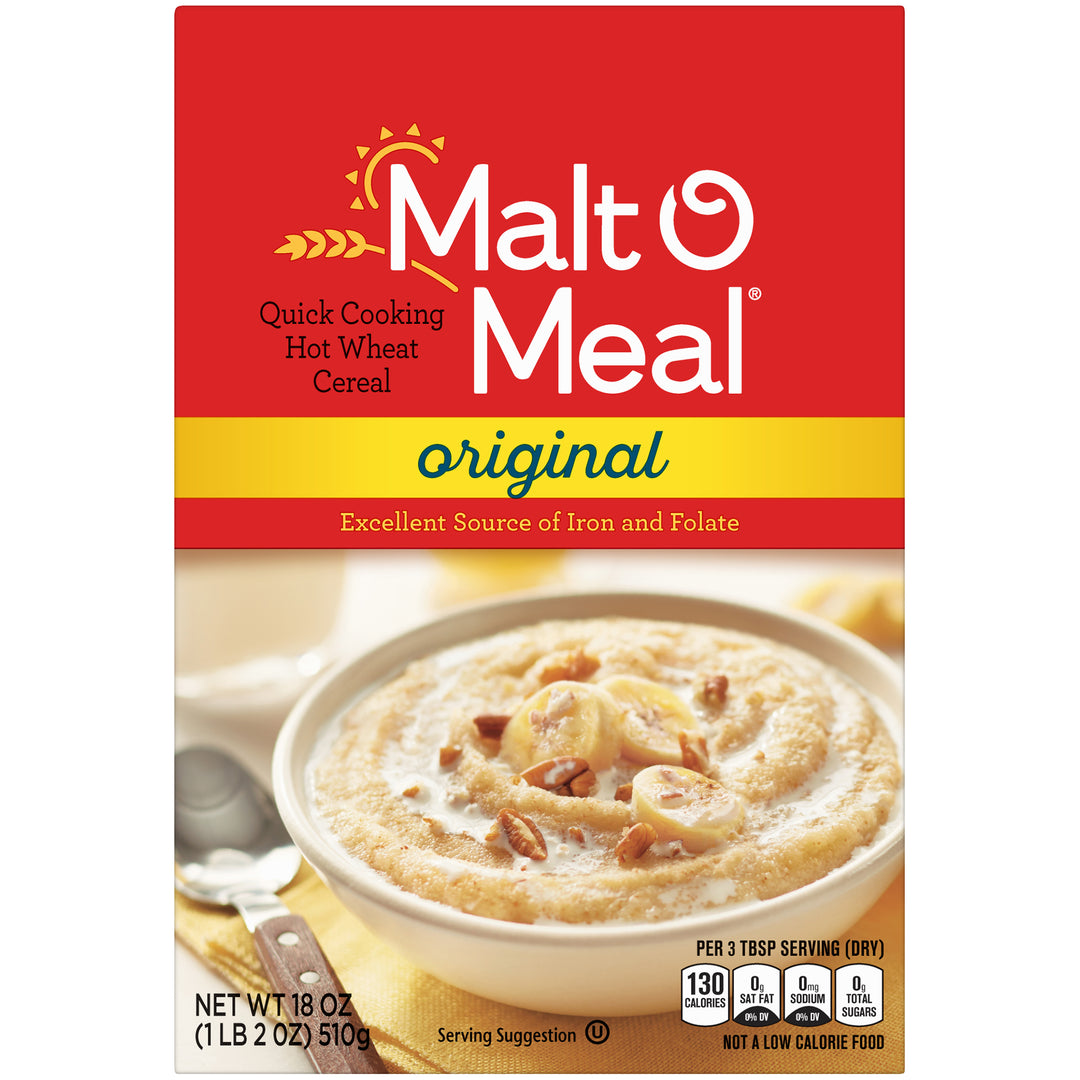 Malt O Meal Original Malt O Meal Hot Wheat Cereal-18 oz.-10/Case