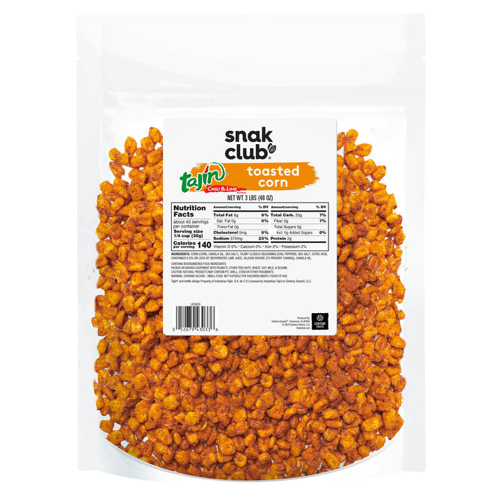 Snak Club Tajin Toasted Corn-48 oz.-2/Case