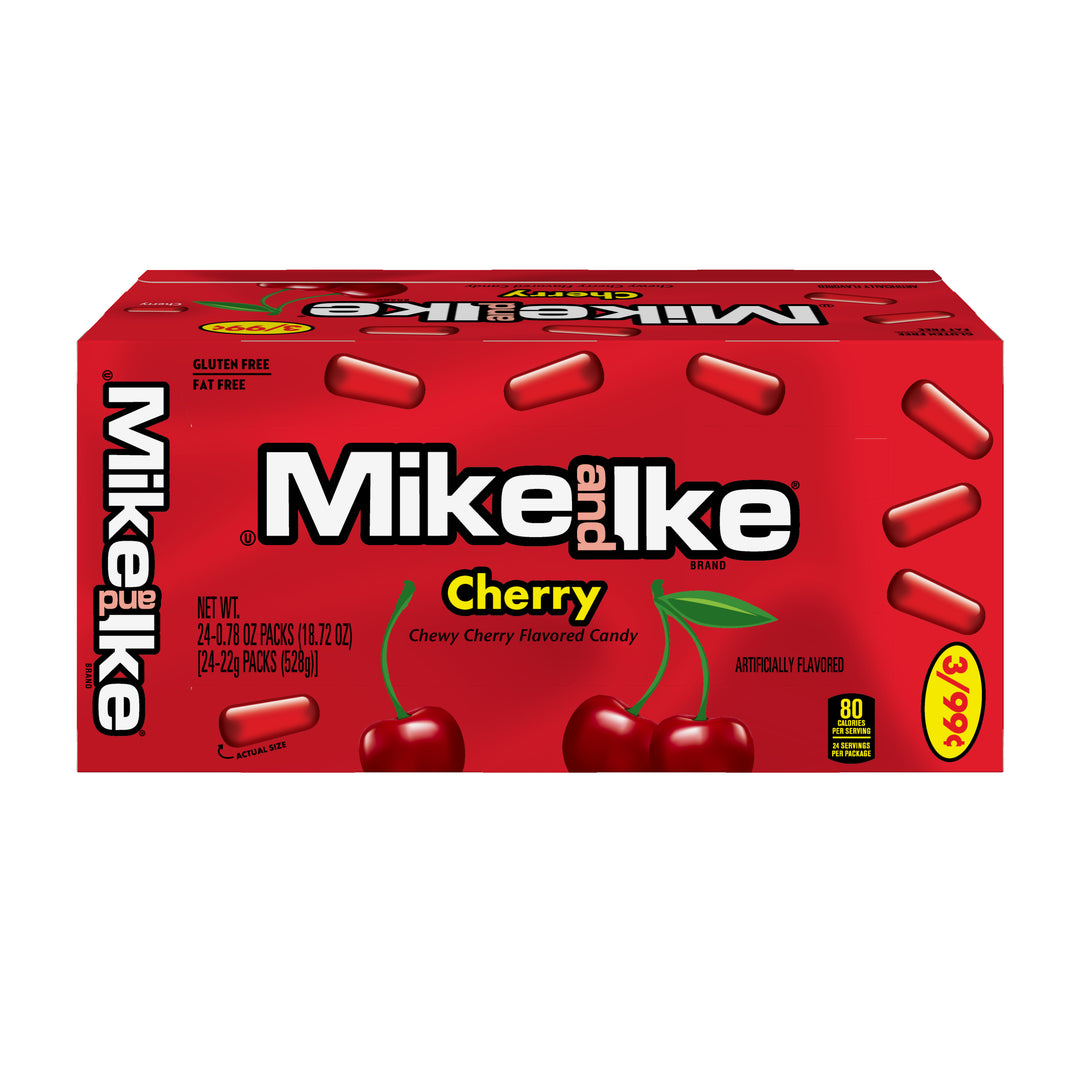 Mike & Ike Candy-0.78 oz.-24/Box-16/Case