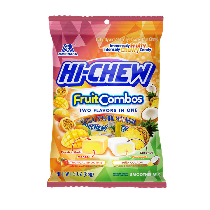 Hi-Chew Fruit Combos Peg Bag-3 oz.-6/Case