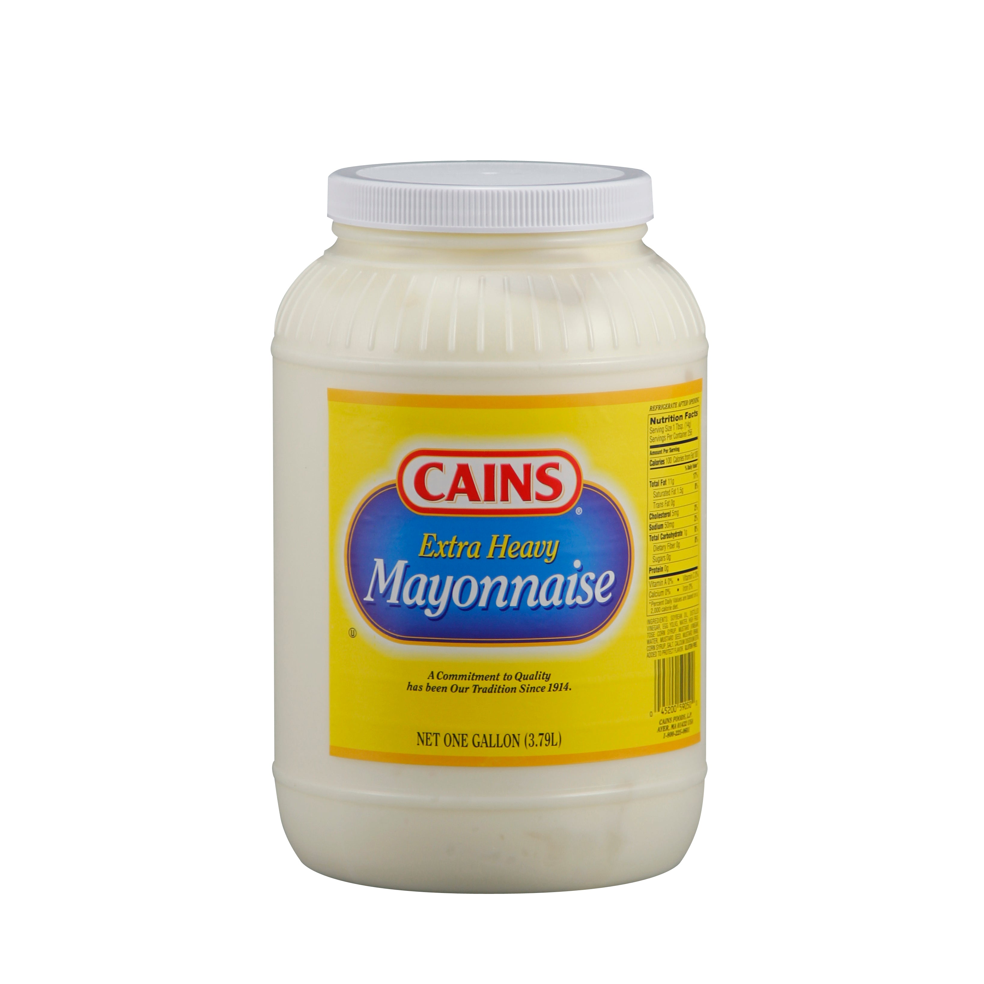 Cains Extra Heavy Mayonnaise Bulk-1 Gallon-4/Case MPN# 71E264G0194