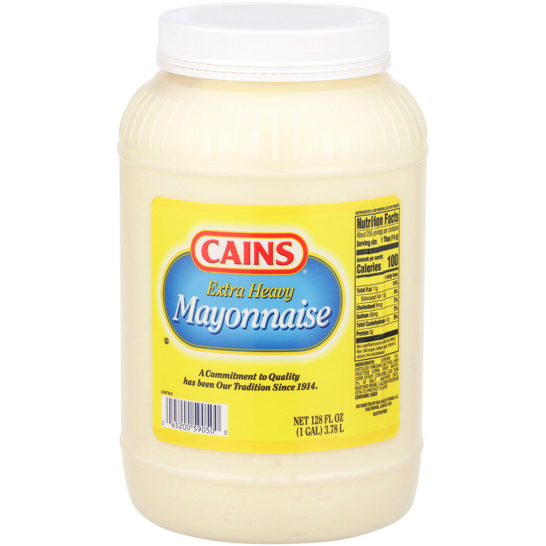 Cains Extra Heavy Mayonnaise Bulk-1 Gallon-4/Case
