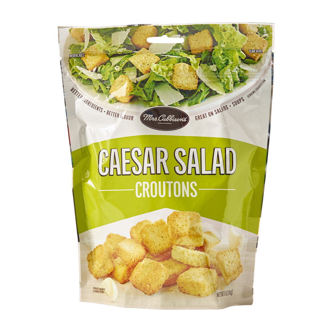 Mrs. Cubbison's Caesar Salad Crouton Bag-5 oz.-9/Case