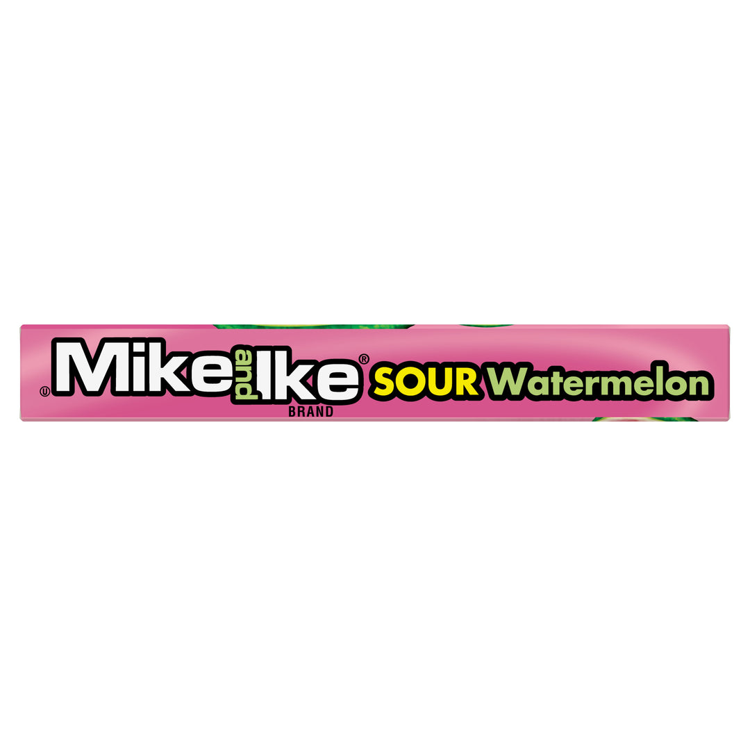 Mike & Ike Sour Watermelon-0.78 oz.-24/Box-16/Case