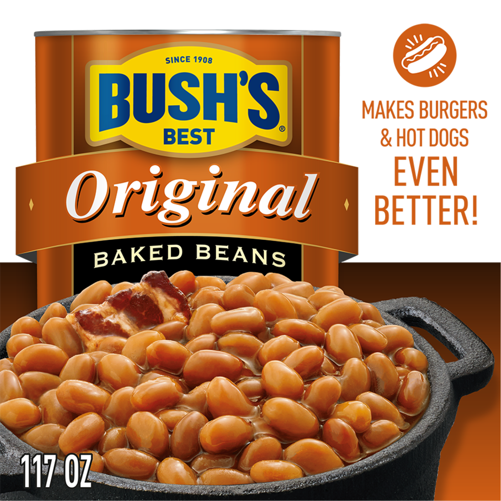 Bush's Best Original Baked Beans-117 oz.-6/Case