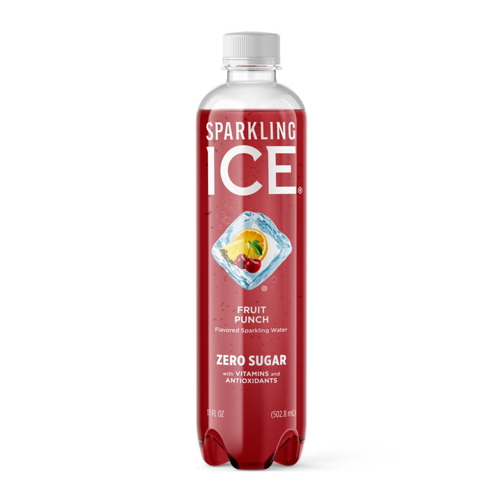 Sparkling Ice Fruit Punch Flavored Sparkling Water-17 fl. oz.-12/Case