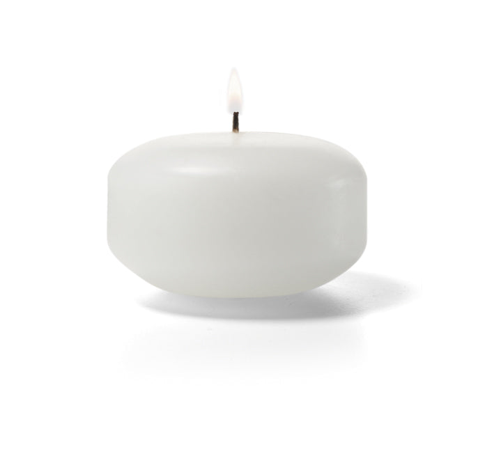 Hollowick Inc. White 2" Diameter Floating Candle-144 Each-1/Case