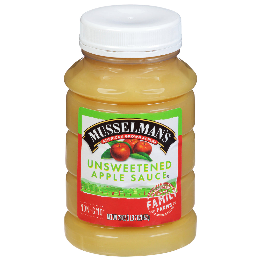 Musselman's Unsweetened Applesauce-23 oz.-12/Case