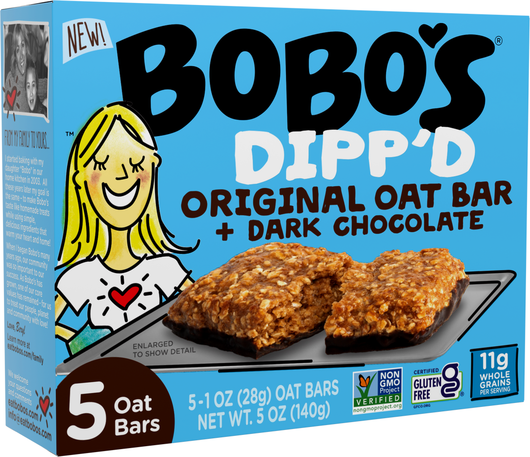 Bobo's Oat Bars Dipp'd - Original With Dark Chocolate-5 oz.