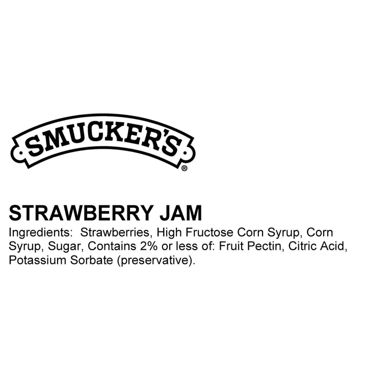 Smucker's Strawberry Jam Bulk Pouch-8.25 lbs.-4/Case