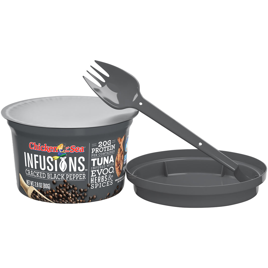 Chicken Of The Sea Infusions Cracked Pepper Tuna-2.8 oz.-6/Case