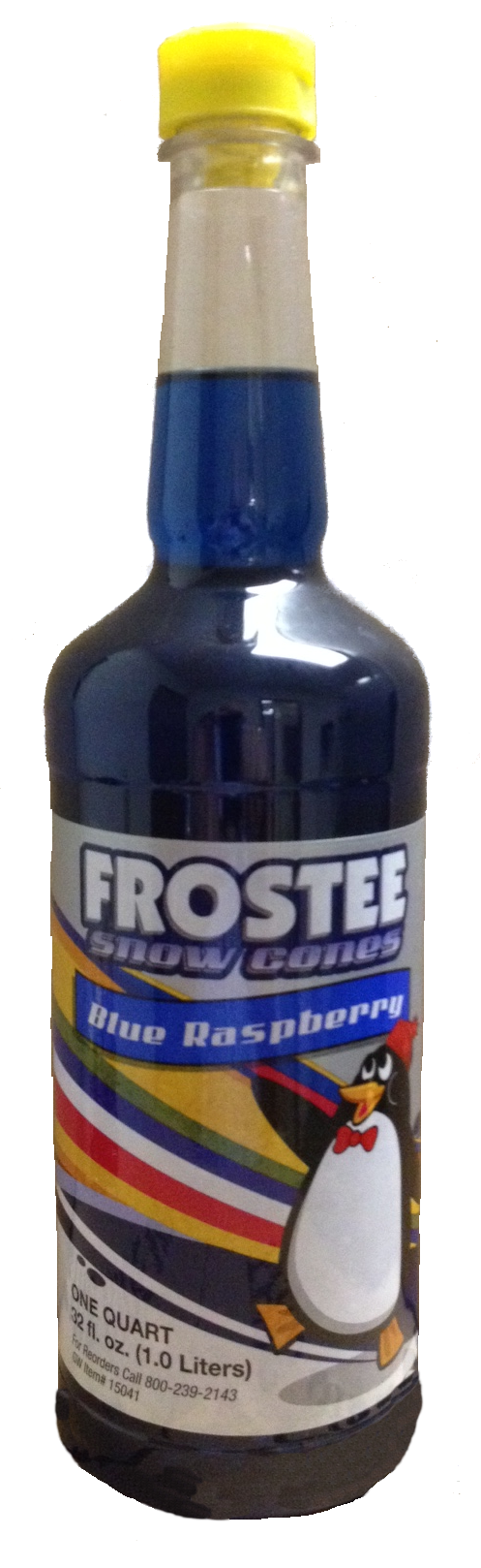 Frostee Snowcone Syrup Blue Raspberry-32 oz.-12/Case MPN# 15041 – Round ...