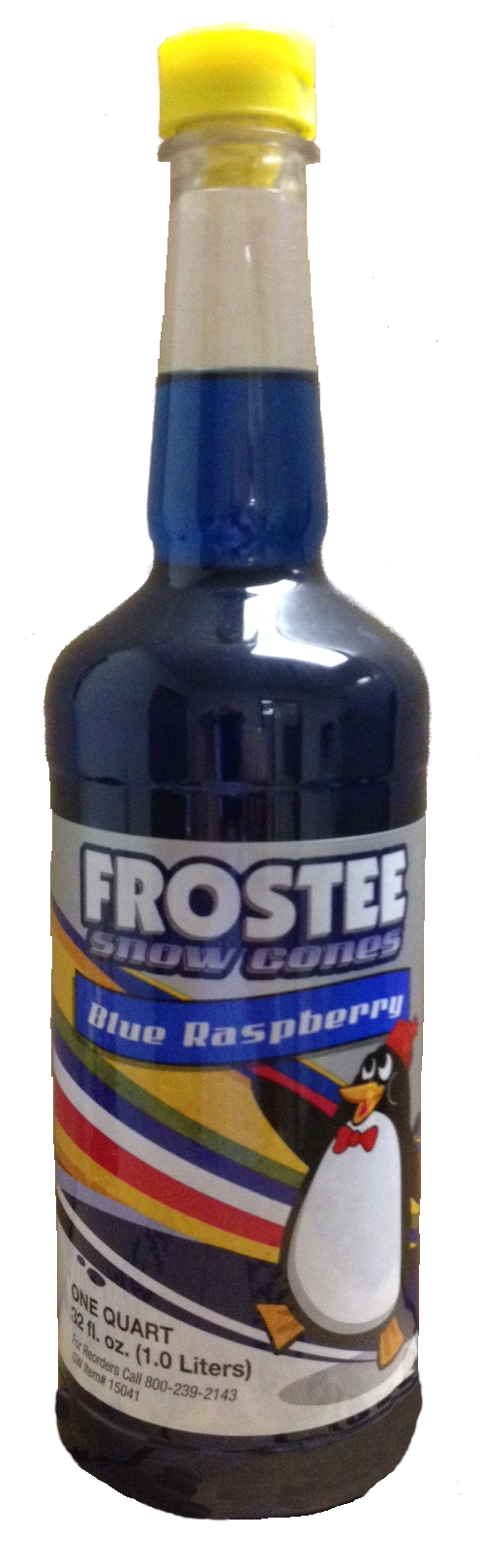 Frostee Snowcone Syrup Blue Raspberry-32 oz.-12/Case
