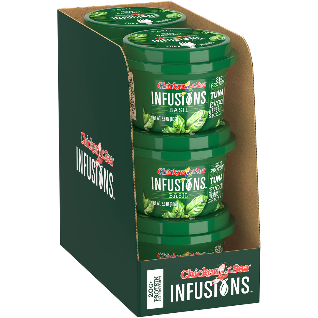 Chicken Of The Sea Infusions Basil Tuna-2.8 oz.-6/Case