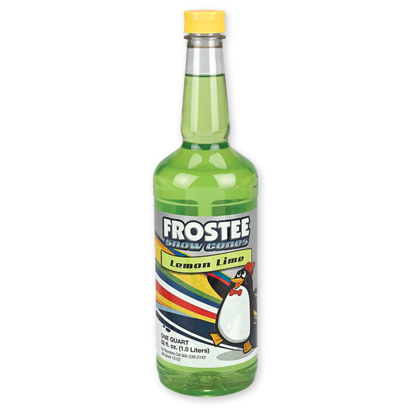 Frostee Snowcone Syrup Lemon Lime-32 oz.-12/Case