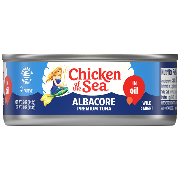 Chicken Of The Sea Tuna Solid White In Oil-5 oz.-24/Case