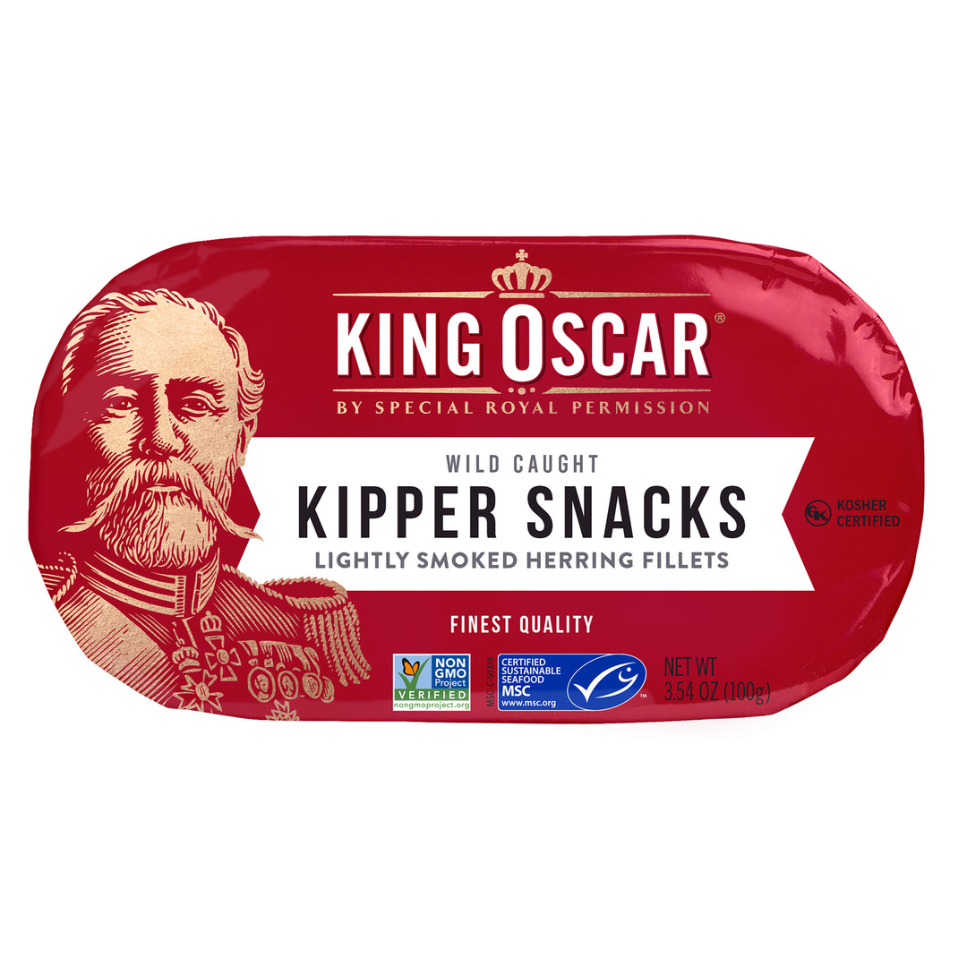 King Oscar Kipper Snacks-3.54 oz.-12/Case