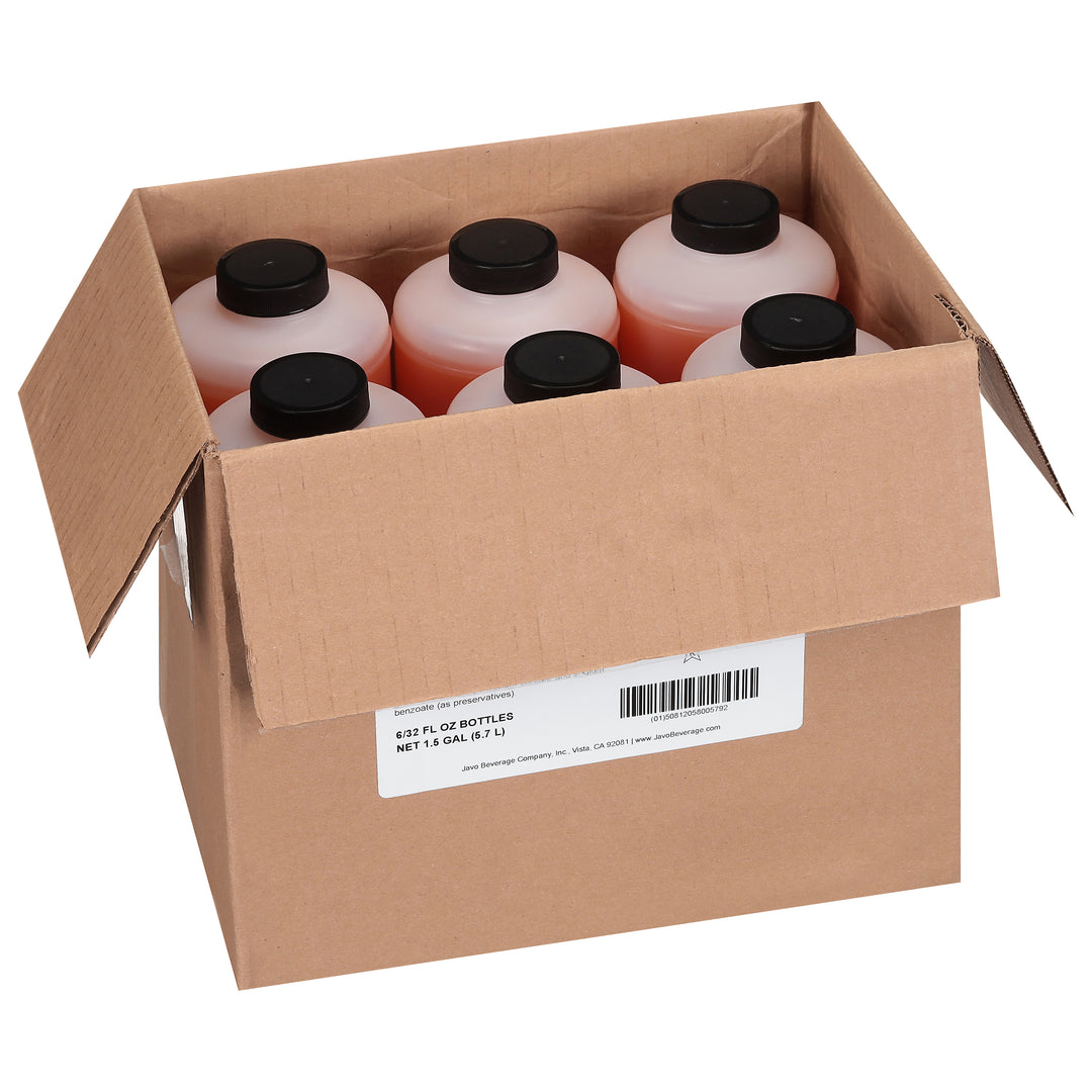 Javo Peach Honey Energy Lemonade-32 fl. oz.-6/Case