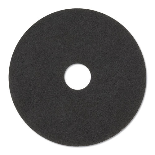 Low-speed Stripper Floor Pad 7200, 13" Diameter, Black, 5/carton