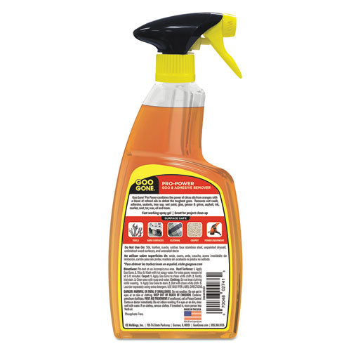 Goo Gone Pro-power Cleaner Citrus Scent 24 Oz Spray Bottle