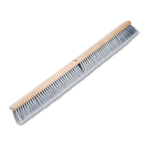 Floor Brush Head, 3" Maroon Heavy-duty Polypropylene Bristles, 18" Brush