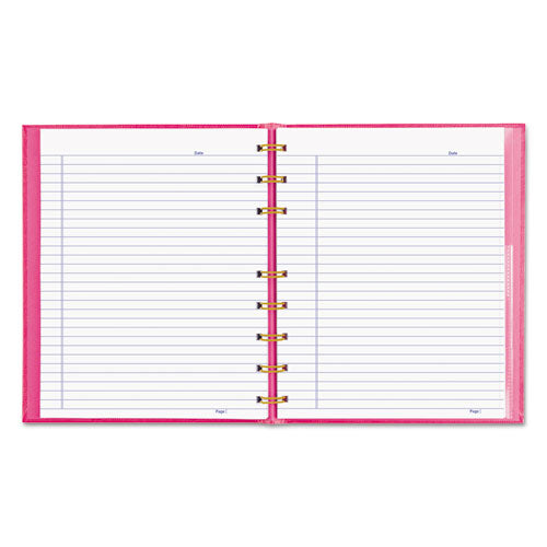 Notepro Notebook, 1-subject, Medium/college Rule, Pink/gray Cover, (75) 9.25 X 7.25 Sheets