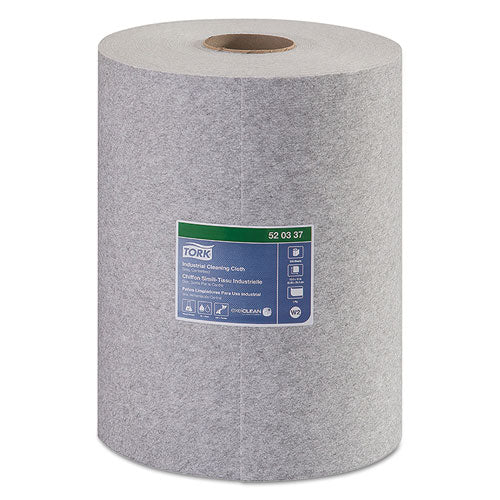 Industrial Cleaning Cloths, 1-ply, 12.6 X 13.3, Gray, 1,050 Wipes/roll