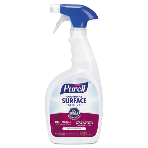 PURELL Foodservice Surface Sanitizer Fragrance Free 1 Gal Bottle 4/Case