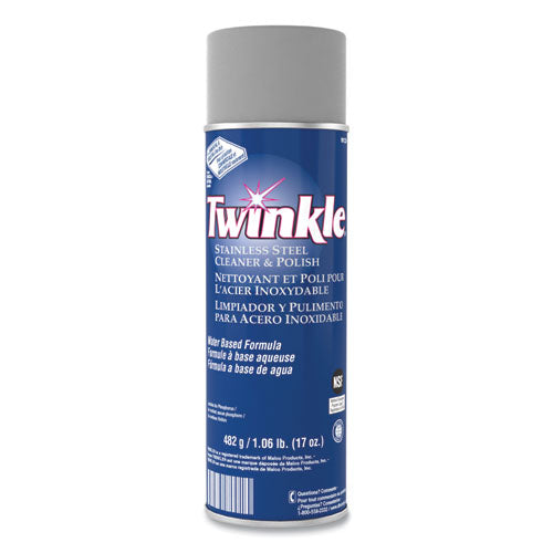 Twinkle Stainless Steel Cleaner And Polish 17 Oz Aerosol Spray 12/Case
