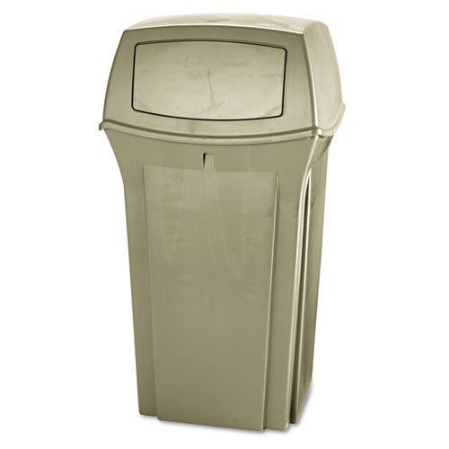 Ranger Fire-safe Container, 45 Gal, Structural Foam, Beige