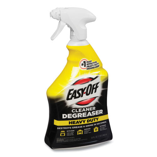 EASY-OFF Heavy Duty Cleaner Degreaser 32 Oz Spray Bottle
