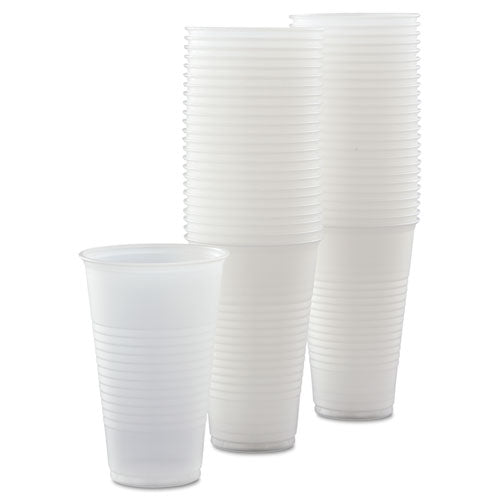 Dart High-impact Polystyrene Cold Cups 16 Oz Translucent 50 Cups/sleeve 20 Sleeves/Case