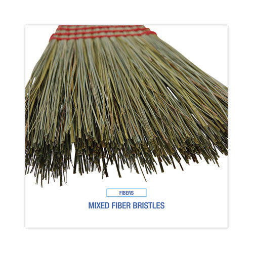 Boardwalk Mixed Fiber Maid Broom Mixed Fiber Bristles 55" Overall Length Natural