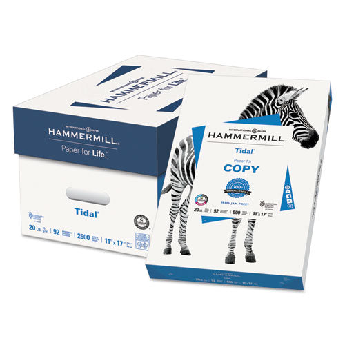 Tidal Print Paper, 92 Bright, 20 Lb Bond Weight, 8.5 X 11, White, 500 Sheets/ream, 10 Reams/carton, 40 Cartons/pallet