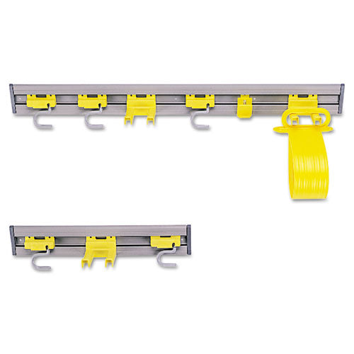 Closet Organizer/tool Holder, 34w X 3.25d X 4.25h, Gray