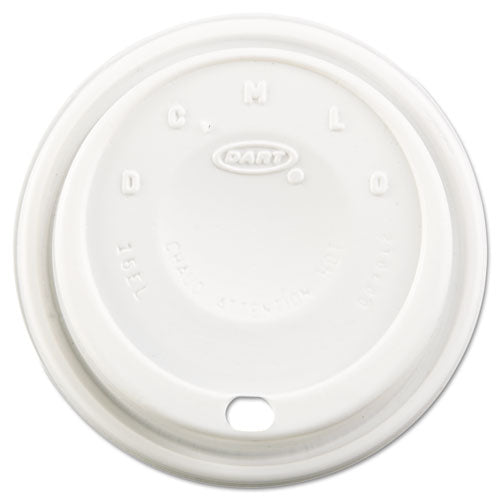 Cappuccino Dome Sipper Lids, Fits 12 Oz To 24 Oz Cups, Black, 100/pack, 10 Packs/carton