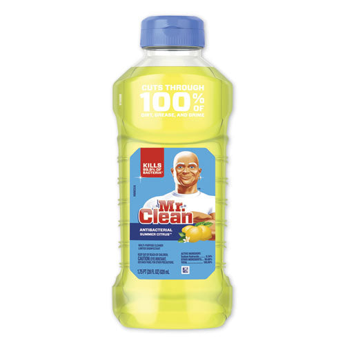 Mr. Clean Multi-surface Antibacterial Cleaner Summer Citrus 28 Oz Bottle 9/Case
