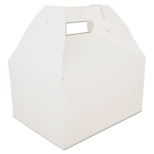 Carryout Barn Boxes, 10 Lb Capacity, 8.88 X 5 X 6.75, White, Paper, 150/carton
