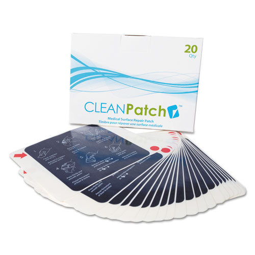Clean Patch, 3.5 X 3.5, Dries Dark Blue, 5/box, 5 Boxes/carton