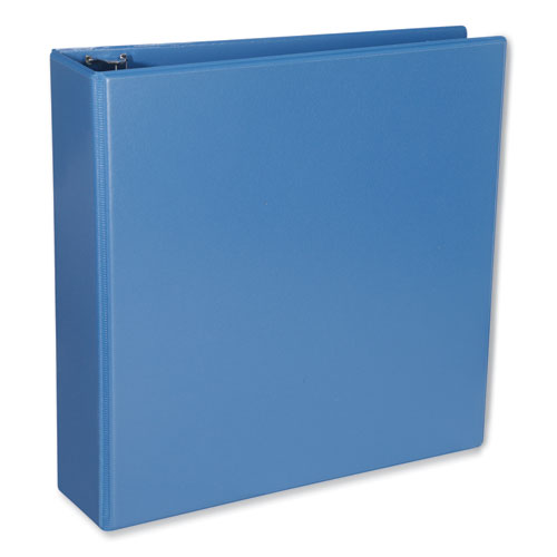 Slant D-ring View Binder, 3 Rings, 2" Capacity, 11 X 8.5, Light Blue