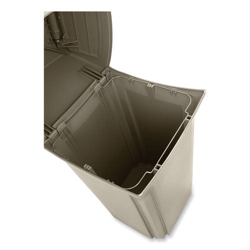 Ranger Fire-safe Container, 45 Gal, Structural Foam, Beige
