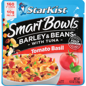 Starkist Smart Bowls Tuna Barley & Beans Tomato Basil-4.5 oz.-12/Case
