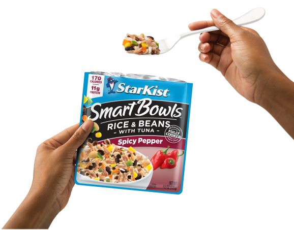 Starkist Smart Bowls Tuna Rice & Beans Spicy Pepper-4.5 oz.-12/Case