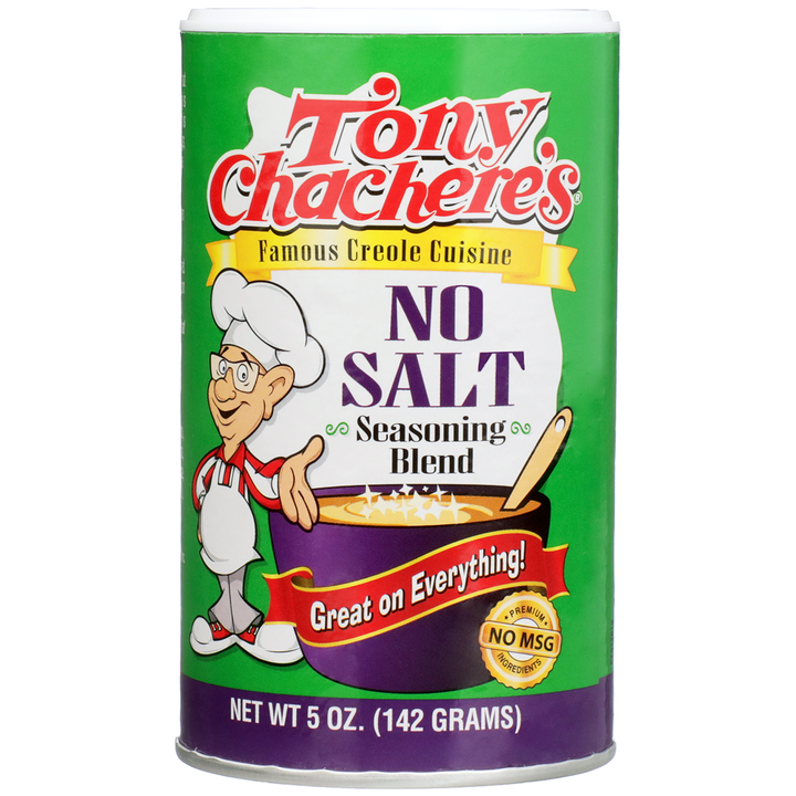 Tony Chachere's Creole Foods No Salt Seasoning-5 oz.-6/Case