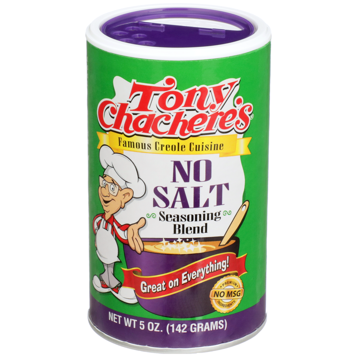 Tony Chachere's Creole Foods No Salt Seasoning-5 oz.-6/Case