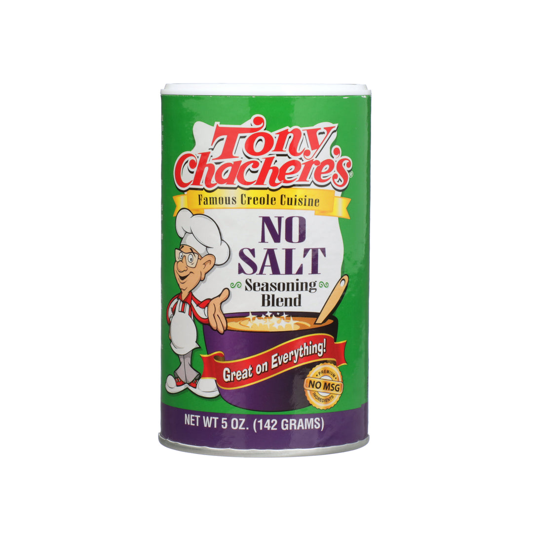 Tony Chachere's Creole Foods No Salt Seasoning-5 oz.-6/Case