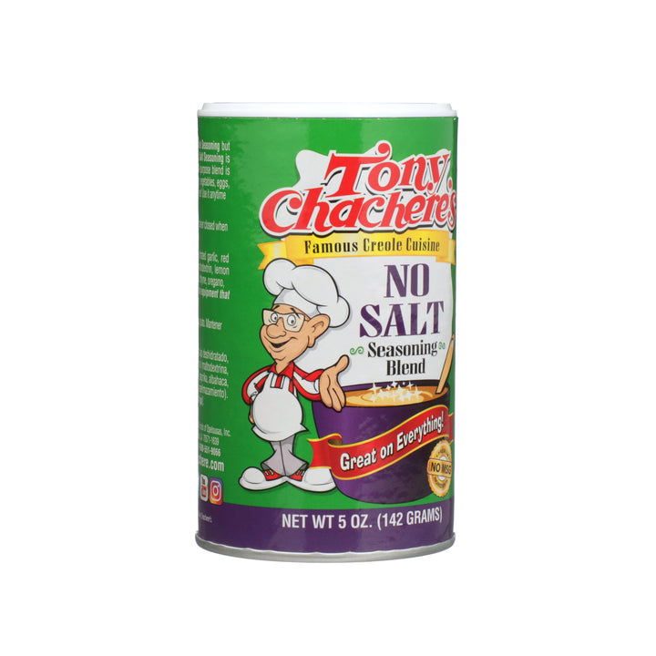 Tony Chachere's Creole Foods No Salt Seasoning-5 oz.-6/Case