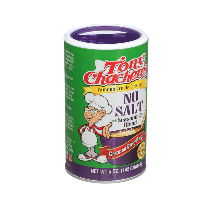 Tony Chachere's Creole Foods No Salt Seasoning-5 oz.-6/Case